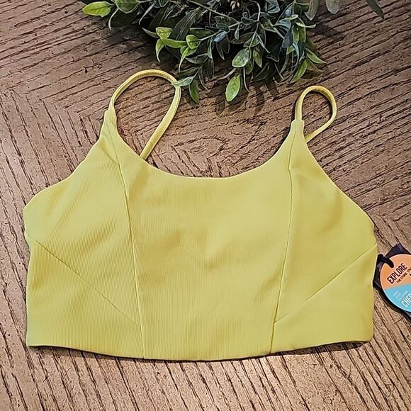 Kyodan lime ribbed sports bra size S NWT - Picture 7 of 7